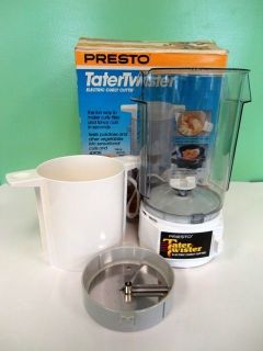Presto Tater Twister Electric Curly Spiral Fry Fries Cutter Used 02930 