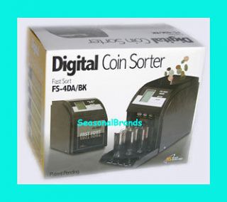 Royal Fast Sort Digital Coin Change Sorter Counter NEW