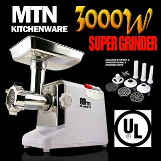 New 3000W Professional Electric Meat Grinder Cutter Free Sausage 