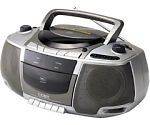 NEW Coby CX CD248 Portable Boombox with CD Player Cassette Deck and 