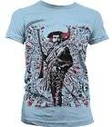 Emiliano Zapata Junior Girls T shirt Mexican Revolutionary With Gun 