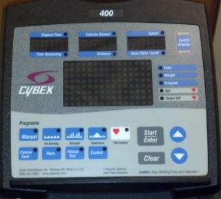 Used Cybex 400 400s Stepper Step Machine Upper Display Console 