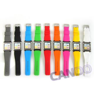 1X Collection Wrist Strap Watch Band Cover Case for iPod Nano 6 6th 6G