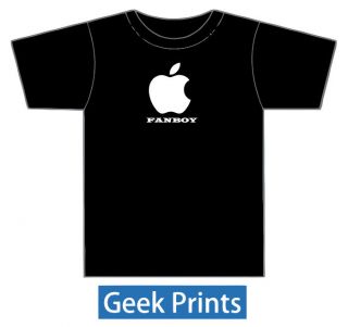 Apple Fanboy Funny ipad 2 ipod Steve Jobs Vinyl T shirt