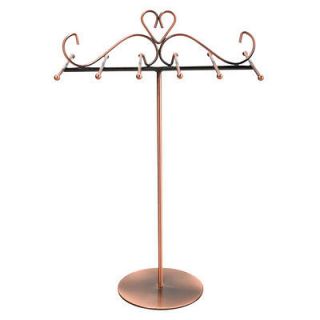 New Popular Necklace Jewelry Display Stand Rack Holder Bronze T 012