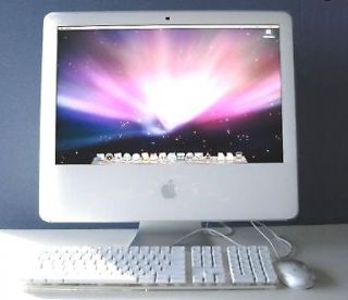 APPLE iMac 20 CORE DUO 2.0 GHz 2.0 GB RAM 250 GB HARD DRIVE DL SUPER 