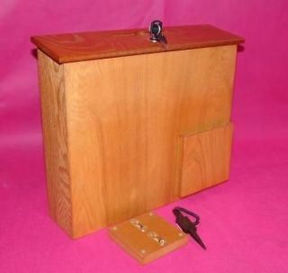 Comment Church Collection Donation BoxEmployee Suggestion Box Oak 