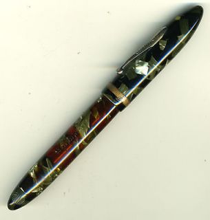 Sheaffer Balance Grey Pearl with Black marble PISTON FILL Pen 