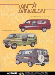 1976 Van American Dodge Van Camper Brochure
