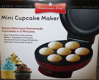 American Era Mini Cupcake or Muffin Maker Bakes 7 in 5 minutes NIB