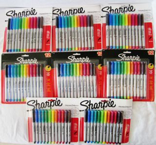 Sharpie Ultra Fine Precision Markers (8) sets of 12  multiple colors 