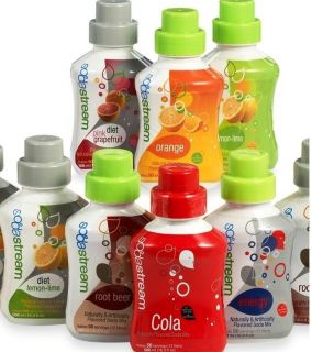 SODASTREAM CONCENTRATED FLAVORED SODA MIX SYRUP ~ MANY FLAVOR CHOICES
