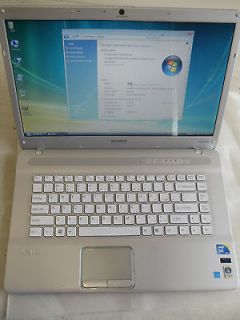 Sony Vaio laptop 15.5 VGN NW150J/S 2.1GHz 4GB 500GB HDD