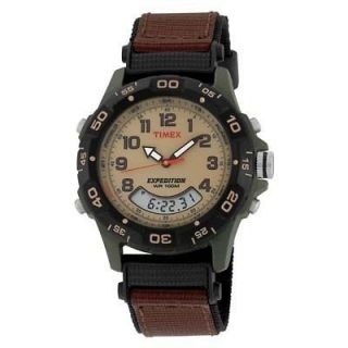 Timex Expedition Combo Watch, 100 Meter WR, Indiglo, Nylon Strap 