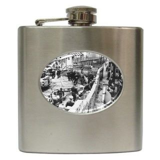 Berlin Wall Historical Construction Germany Hip Flask