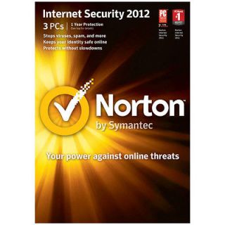 NEW GENUINE Norton Internet Security 2012 for 3 PCS 3 USERS