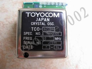 Toyocom Crystal OSC TCO 627BA FREQ10MHz