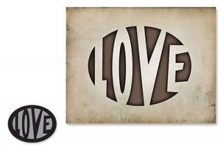   Machine Movers and Shapers Magnetic Die LOVE by Tim Holtz 657077