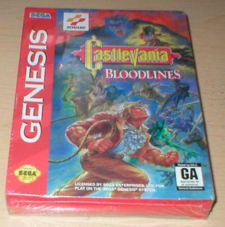 Castlevania Bloodlines for the Sega Genesis NEW IN BOX