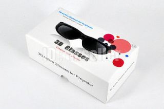 3D ACTIVE DLP Link glasses for Viewsonic PLED W200 Pro8200 Pro8500 
