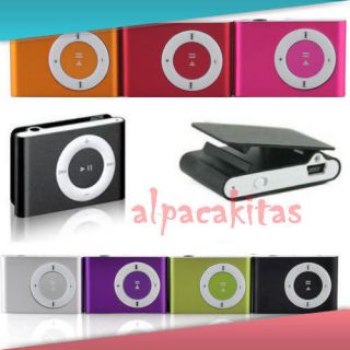 Mini Fashoin Clip Metal USB  Music Media Player Support 1 to 8GB 