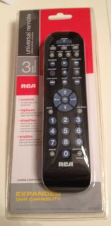 RCA 3 Device Universal Remote Control RCR3273R   NEW
