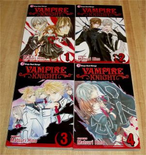   Knight 1 4 Manga book lot Matsuri Hino Viz action paranormal romance