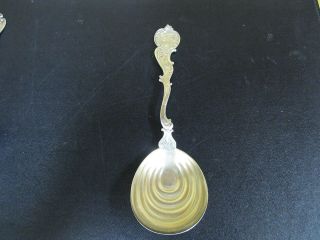 George Shiebler& Co. Silver Serving Spoon Rococo Pattern 1888