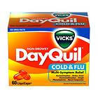 Vicks DayQuil Day Quil Cold And Flu Cough 70 Liquicaps Cough Relief 