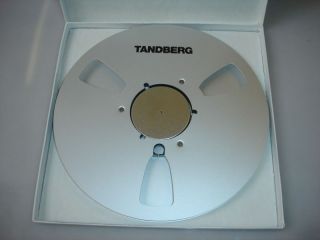 Tandberg 10.5 silver metal reel custom made 267mm for 1/4 tape
