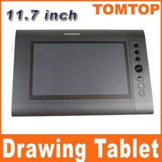 11.7 Art Graphics Drawing Tablet Hot Keys Cordless Digital Pen for PC 