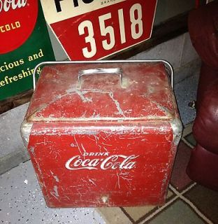 Vintage Original Coca Cola Cooler  1950 1960s