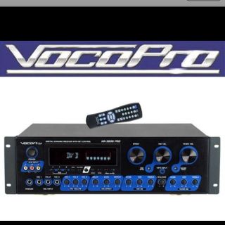 VocoPro KR 3808 300W Karaoke Receiver Mixer Amplifier Usa Seller Free 