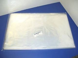 100 CLEAR 18 x 24 POLY BAGS 1 MIL PLASTIC FLAT OPEN TOP