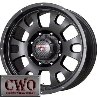 20 Black Level 8 Guardian Wheels Rims 5x150 5 Lug Toyota Tundra Squoia 