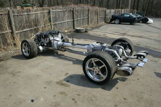 2001 Corvette C5 Rolling Chassis Drivetrain with LS1 Engine and T56 