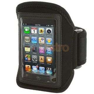 New Black Running Sports Gym ArmBand for iPod Touch 4th Generation 4G 