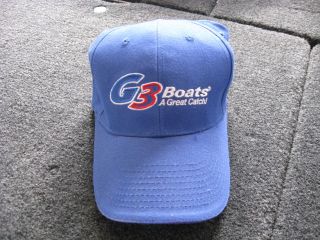 G3 Boats blue hat cap bass fishing aluminum boat