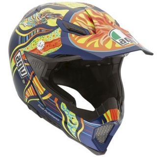 2012 AGV AX Evo Rossi 5 Continents Motocross Helmet