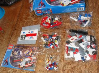LOOK RARE #4957 LEGO Spiderman 2 set Doc Ocks Fusion Lab//w/box 