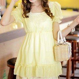 yellow chiffon blouse