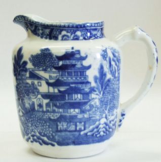 Wedgwood Blue Willow Creamer circa 1900 great condition