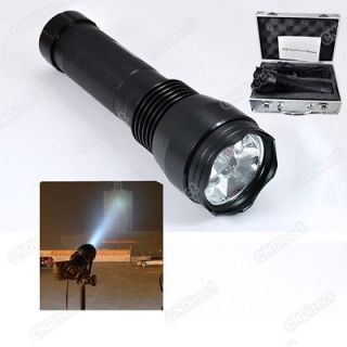Bright HID Xenon Flashlight Torch Waterproof Rechargeable 24W 2200 