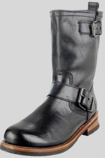 New in Box   $190.00 STEVE MADDEN Bard Black Leather Boots Mens Size 