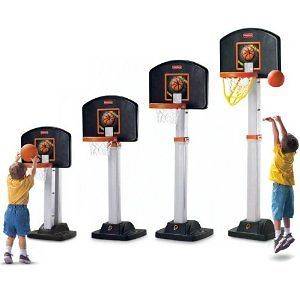 Fisher Price Pro Basketball Hoop Adjustable Basketball Set Kids 