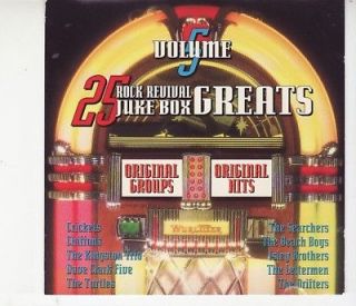 25 ROCK REVIVAL GREATS VOL 5   ORIGINAL HITS CD 1992
