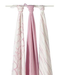   & Anais 3 Swaddle Aden and Anais Blankets Tranquility Bamboo 3 Pack