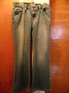 American Eagle Outfitter Blue Jeans Juniors Size 0 Hipster Fit Bootcut