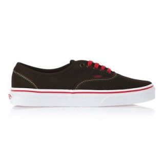   AUTHENTIC (Rasta) Black / Red MENS Unisex Casual Shoes VN 0QER6BI