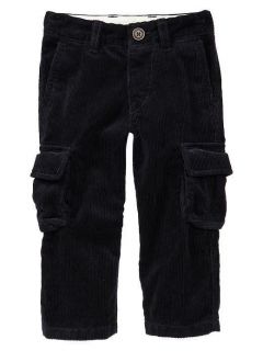   NWT Mens Club Navy Blue Cargo Corduroy Pants 12 18 24 Months 2 3 4 5